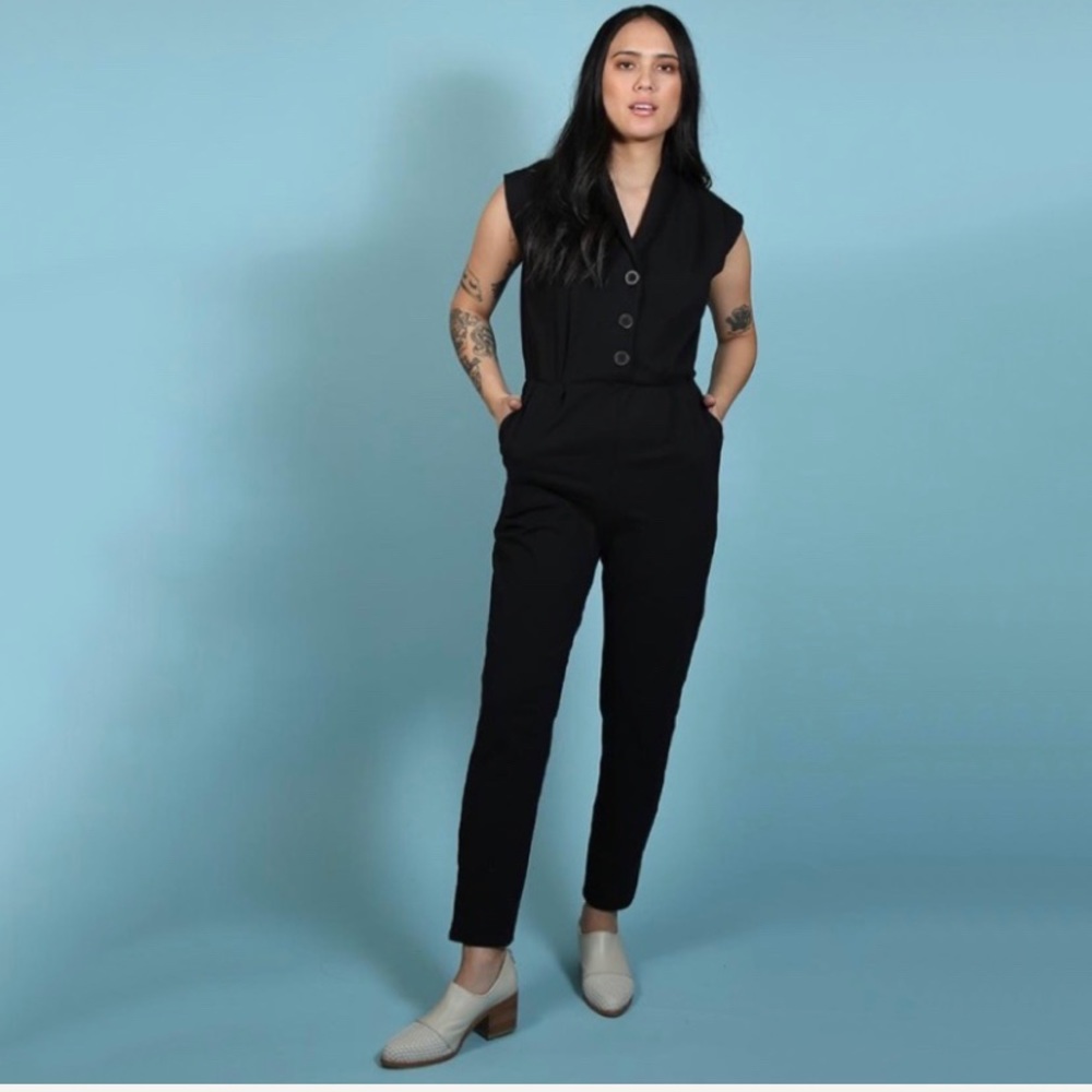Nooworks Jersey Knit Black Magic Jumpsuit